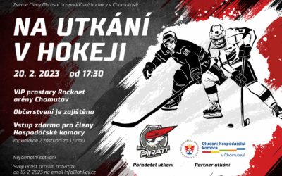 Utkání v hokeji – neformální setkání