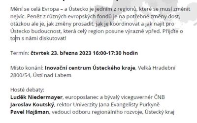 Region budoucnosti: jak se změní Ústecko a jak může těmto změnám pomoci Evropa?