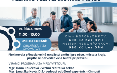 💬Kulatý stůl Flexinovela zákoníku práce – pro obce, města a kraje – 21.10.2025