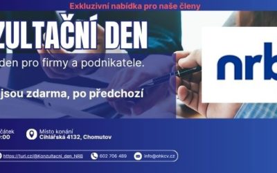 💼Konzultační den pro firmy a podnikatele – NRB – 25.11.2025